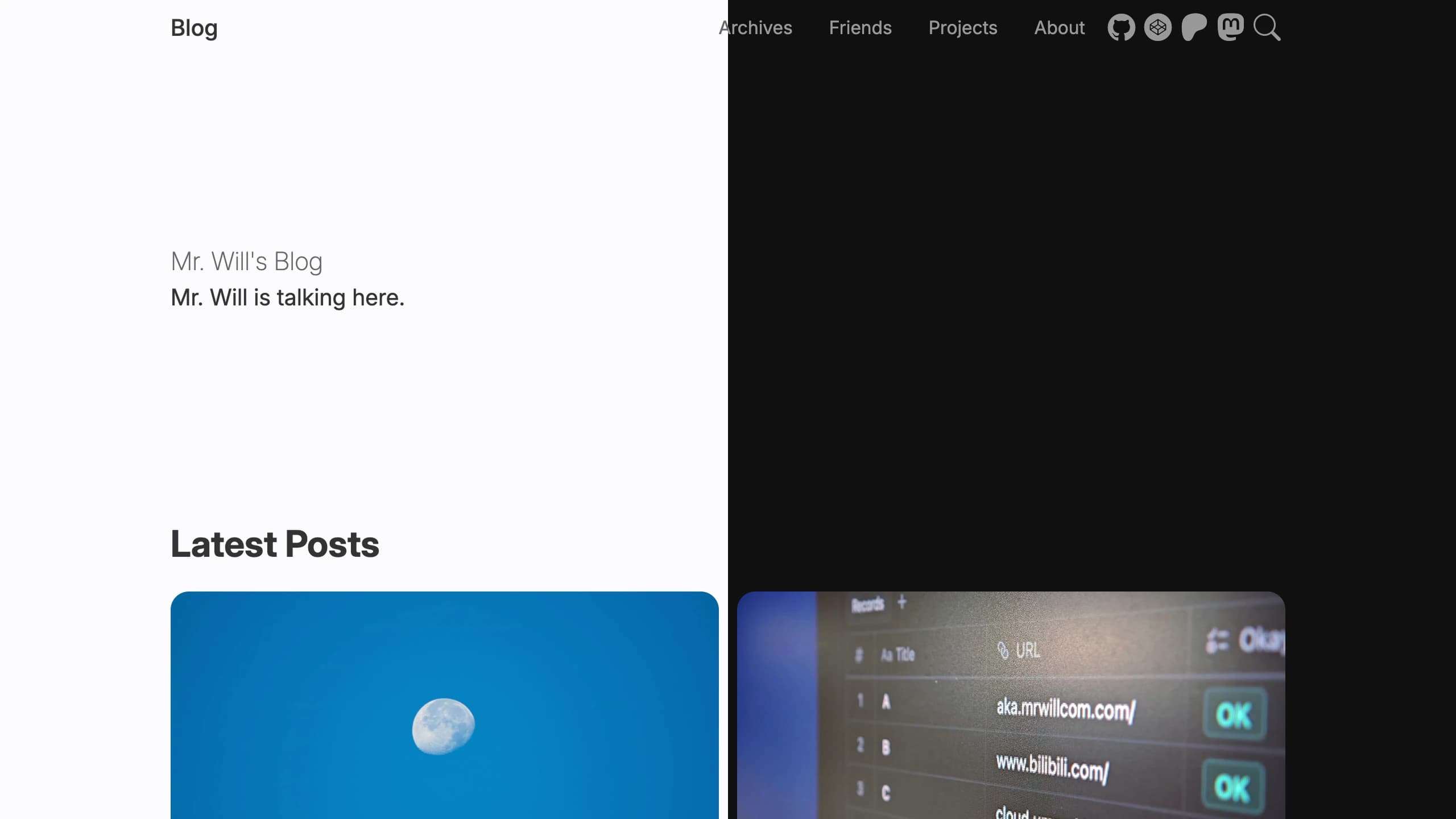 Screenshot of Hexo Theme Cupertino